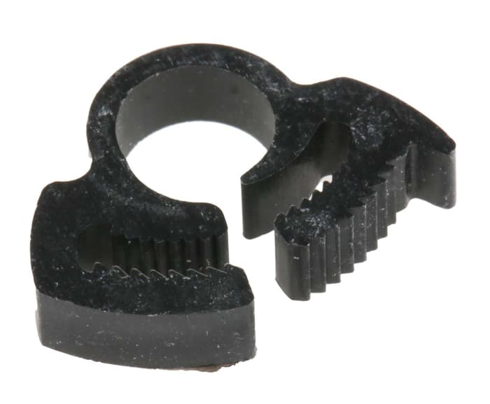 RS PRO Nylon  Snap Grip Hose Clamp, 4.2mm Band Width, 5.6 → 6.5mm ID