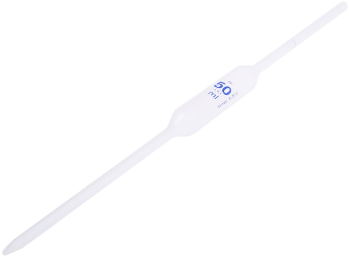 Pipette type poire classe B 1 trait,50ml