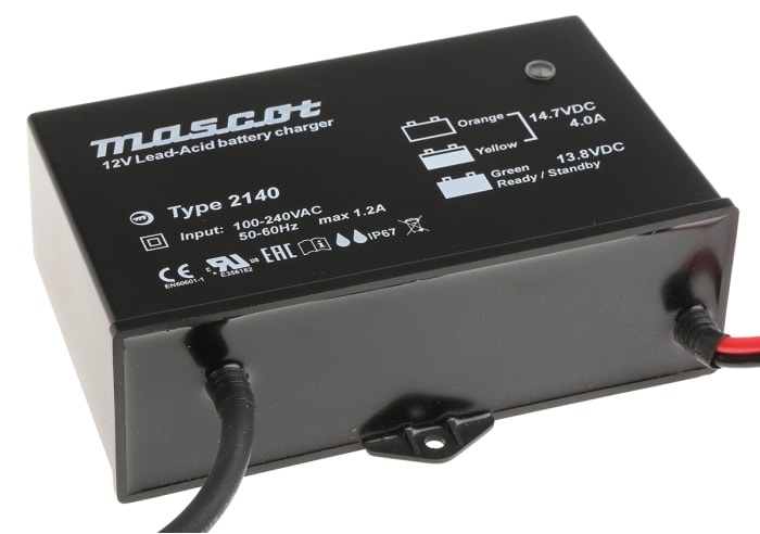 Mascot Battery Charger For Lead Acid 12V 4A with EU plug