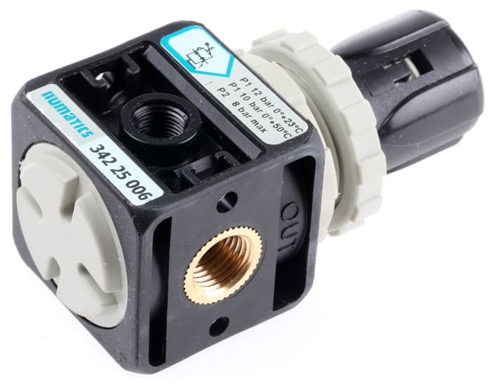 EMERSON ? ASCO G 1/4 Pneumatic Regulator - 0.5bar to 8bar, 1/4in, 12bar max. input