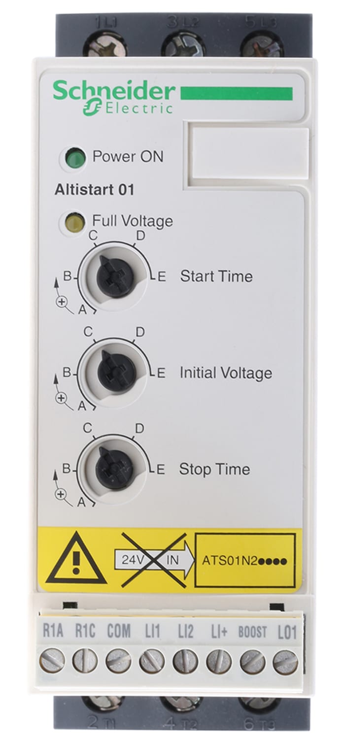 Schneider Electric Soft Starter, , 1.1 kW, 240 V ac, 3 Phase, IP20