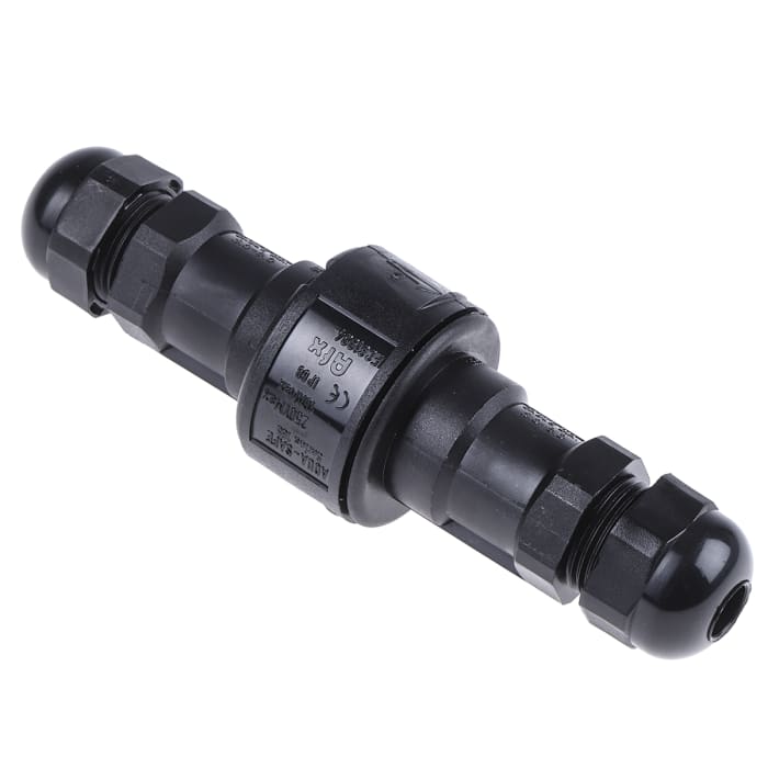 Konektor pro napájecí kabel, formát pólů: 3, Samice, samec, Kabelová montáž průměr kabelu 5 → 9mm, 16A, 250 V
