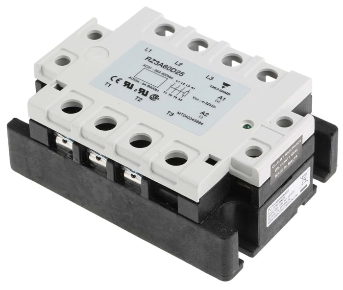 Carlo Gavazzi Solid State Relay, 25 A rms Load, Panel Mount, 660 V Load, 32 V Control