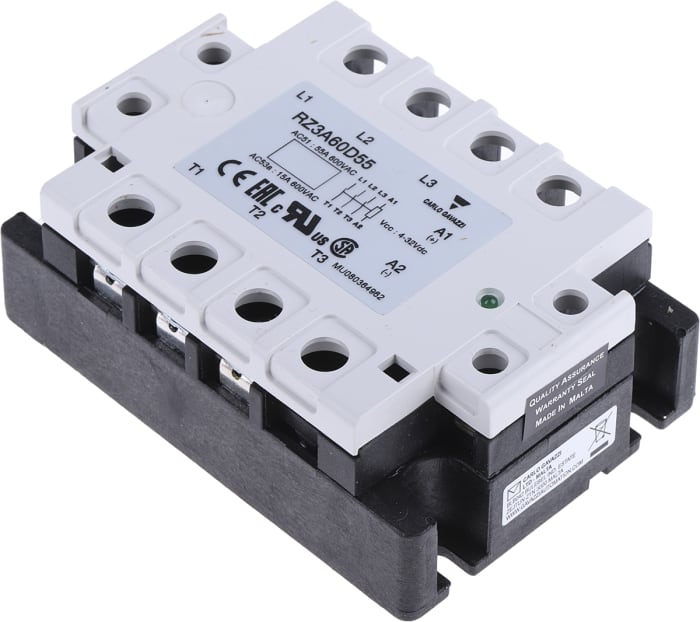 Carlo Gavazzi Solid State Relay, 55 A rms Load, Panel Mount, 660 V Load, 32 V Control
