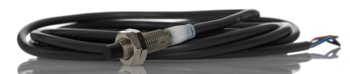 Omron Inductive Threaded Barrel Proximity Sensor, M8, 4 mm Detection, PNP NO, 12 → 24 V dc