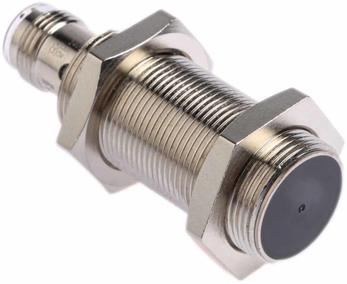 Omron Inductive Threaded Barrel Proximity Sensor, M18, 8 mm Detection, NPN NO, 12 → 24 V dc