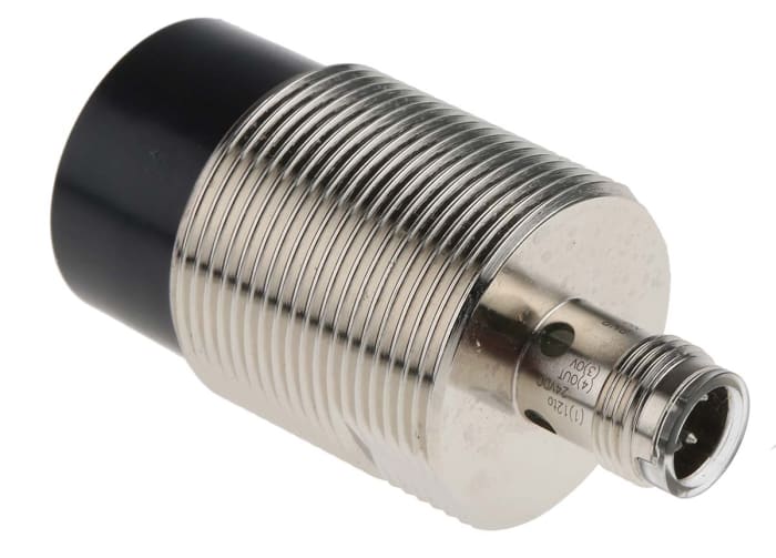 Omron Inductive Threaded Barrel Proximity Sensor, M30, 20 mm Detection, PNP NO, 12 → 24 V dc
