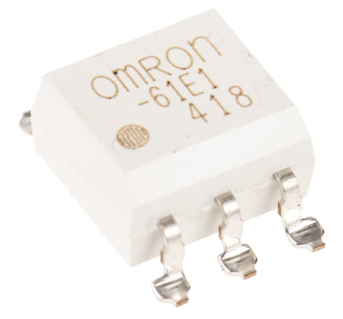 Relé de estado sólido Omron G3VM, contactos SPST, control Máximo de 1,3 V, carga 0 → 60V ac, 0,5 A máx., montaje