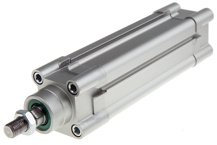 RS PRO Pneumatic Piston Rod Cylinder - 40mm Bore, 100mm Stroke, CDEM Series, Double Acting