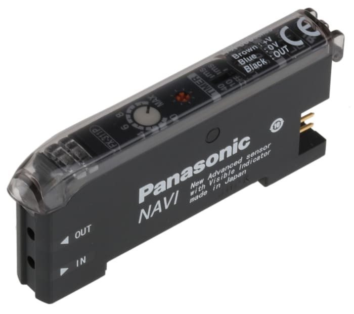 Capteur pour fibre optique Panasonic, PNP, 12→24 V c.c.
