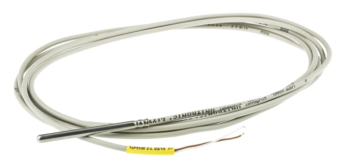 Electrotherm PT100 RTD Sensor, 4.5mm Dia, 60mm Long, Probe, F0.3 +70°C Max