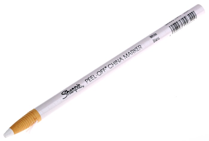 Sharpie China Markers, Peel-Off, White