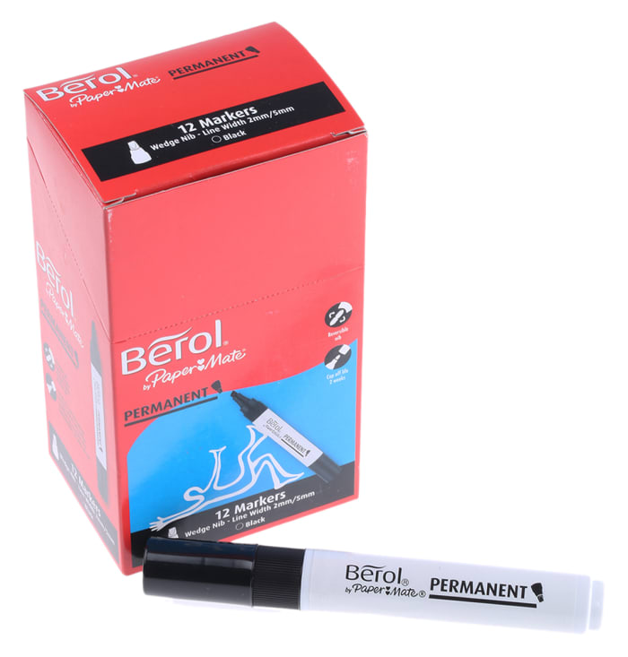 Berol Fine, Medium Tip Black Marker Pen