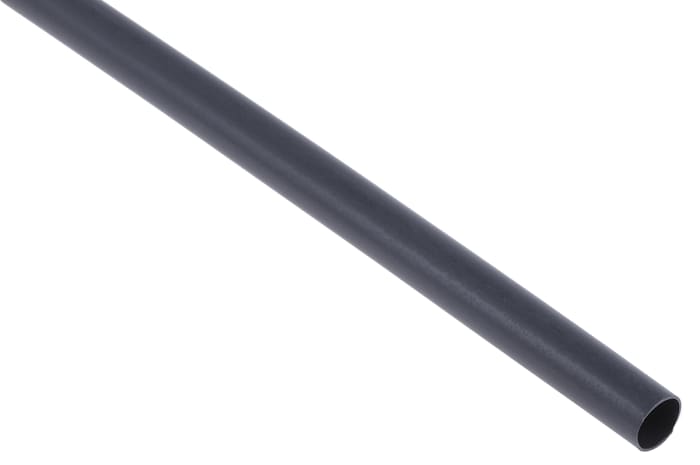 Gaine thermorétractable RS PRO, Diam. 6.4mm, Long. 1.2m, Rétreint 3:1, Noir