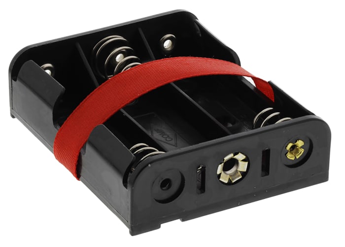 2464RB Keystone Keystone AA Battery Holder, Coil Spring Contact 481