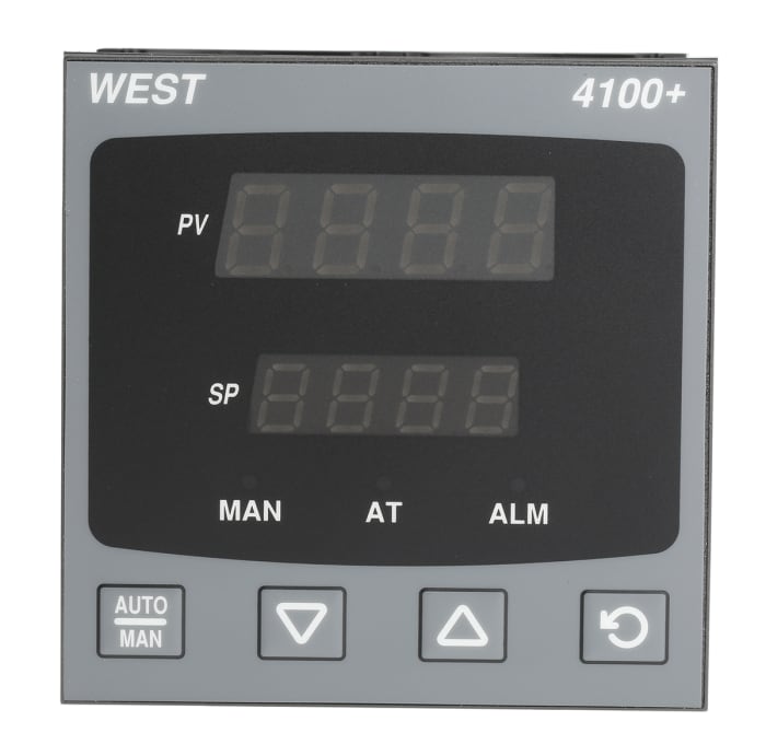 West Instruments P4100 AÇIK/KAPALI PID Sıcaklık Kontrol Cihazı, Tek Çıkışlı, Röle, 100 V ac, 240 V ac