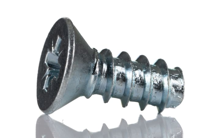 RS PRO | RS PRO Steel 250 Piece Pozidriv Drive Thread Forming Screw ...