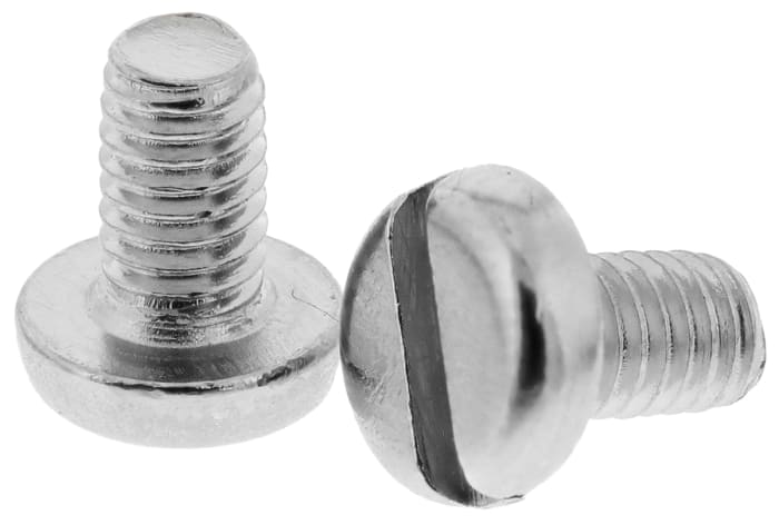  Vis à tête Cylindrique  fendue, Laiton, M3.5, 6.0mm