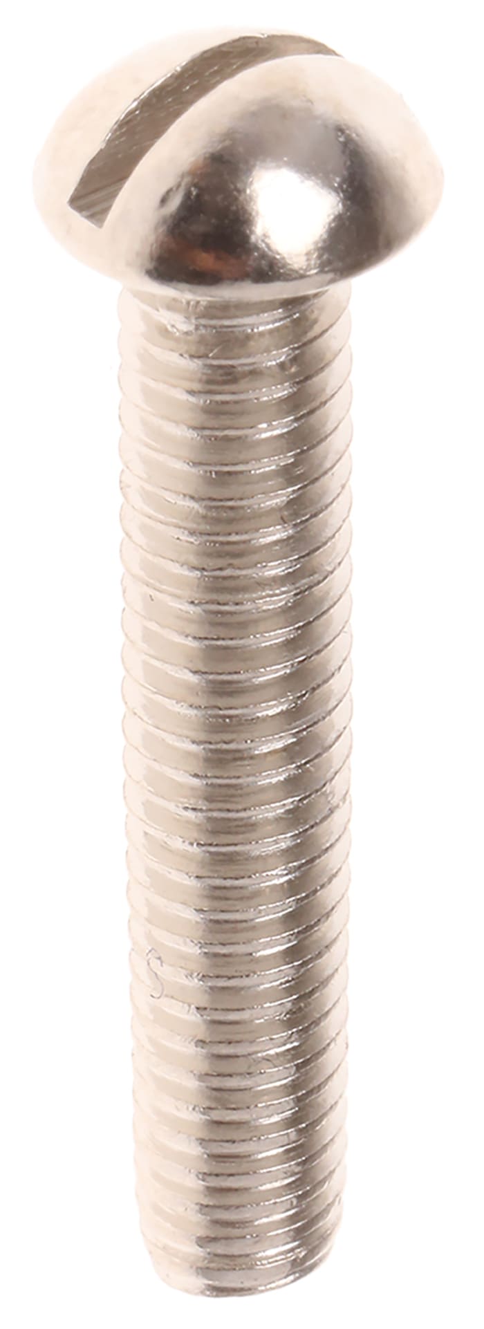 RS PRO Slot 2BA Round Brass Machine Screws BS 57x1in