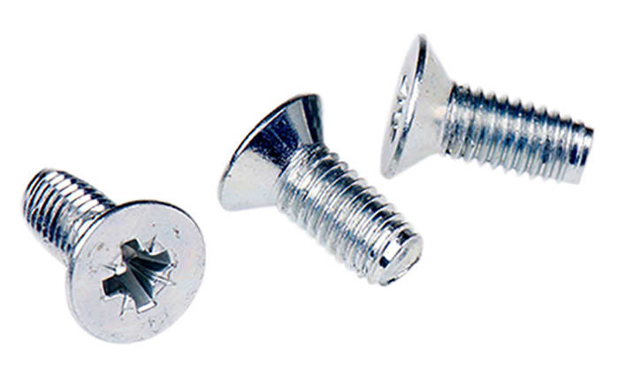 Tornillo autorroscante de cabeza avellanada con huella Pozi RS PRO, rosca M5, long. 12mm, de acero