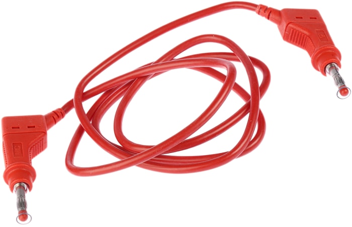 Staubli, 32A, 600V, Red, 1m Lead Length