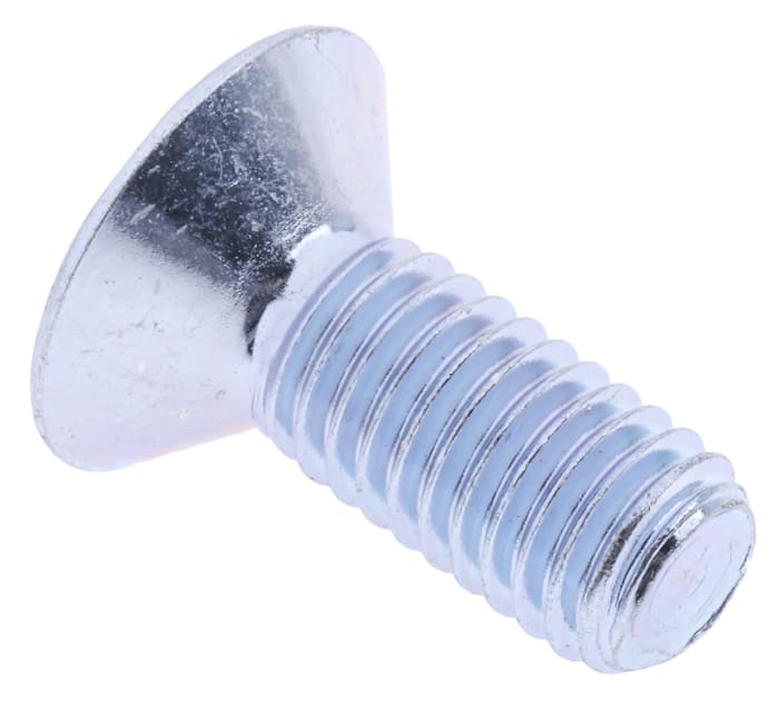 Šroub s vnitřním šestihranem, Ocel hlavice Zápustný s vnitřním šestihranem, M8, délka: 20mm, Leskle pozinkovaný 1.25mm