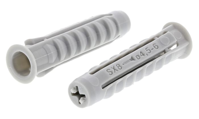 Fischer Fixings Nylon Wall Plug, 40mm Length, 8mm Fixing Hole Diameter