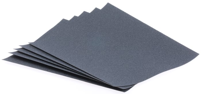 Hoja abrasiva Norton de Carburo de Silicio, grano Fino de P100, de 280mm x 230mm, paquete de 50