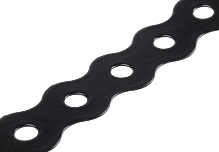 Sangle de fixation, Acier galvanisé, Revêtement PVC, 10m x 26mm