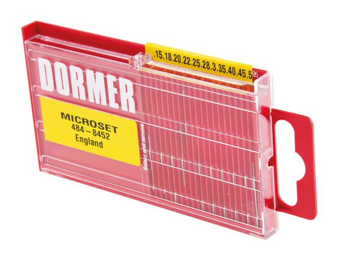 Sada miniaturních vrtáků HSCo 0,15 → 0,5 mm 11 ks Dormer