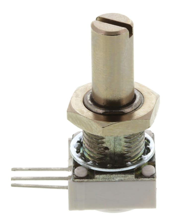 Vishay 149 1MΩ Rotary Potentiometer 1-Gang, Panel Mount (Through Hole), 14910F0GJSX10105KA