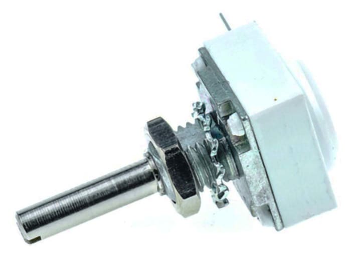 Vishay 148 5kΩ Rotary Potentiometer 1-Gang, Panel Mount (Through Hole), 14810A0BHSX10502KA