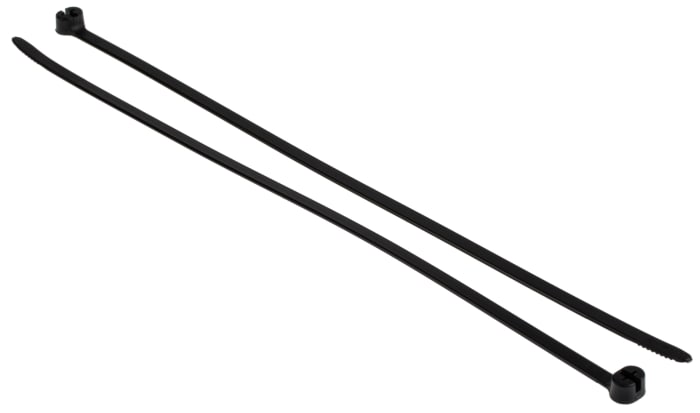 Serre-câbles Thomas &amp; Betts Ty-Rap, 340.36mm x 6.86 mm, Noir, en Nylon 66, x 500