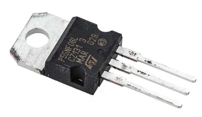 STMicroelectronics STripFET II N-Channel MOSFET, 55 A, 60 V, 3-Pin TO-220 STP55NF06L