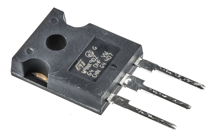 STMicroelectronics MDmesh, SuperMESH N-Channel MOSFET, 8 A, 900 V, 3-Pin TO-247 STW9NK90Z