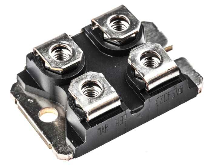 STMicroelectronics 45V 120A, Dual Schottky Diode, 4-Pin ISOTOP STPS12045TV