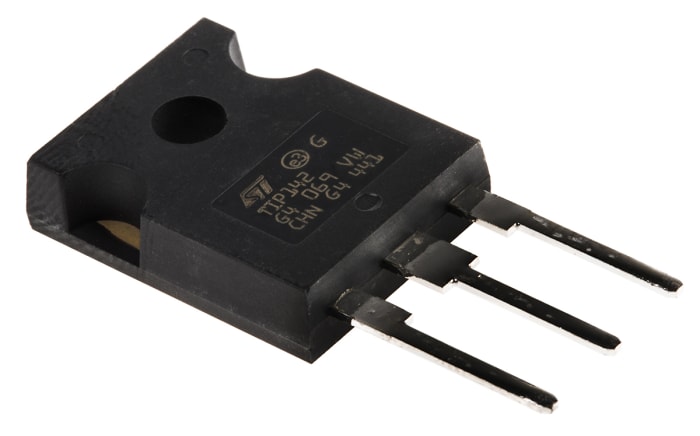 STMicroelectronics TIP142 NPN Darlington Transistor, 10 A 100 V HFE:500, 3-Pin TO-247
