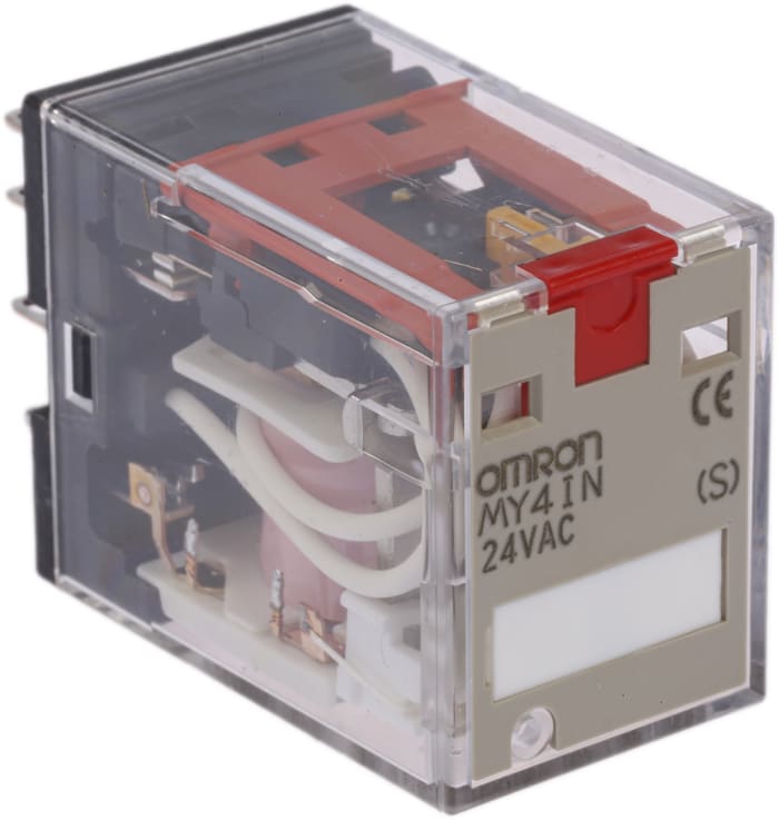 Omron Plug In Power Relay, 24V ac Coil, 5A Switching Current, 4PDT