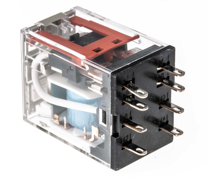 MY2N DC24(S) Omron | Omron Plug In Power Relay, 24V dc Coil, 10A ...