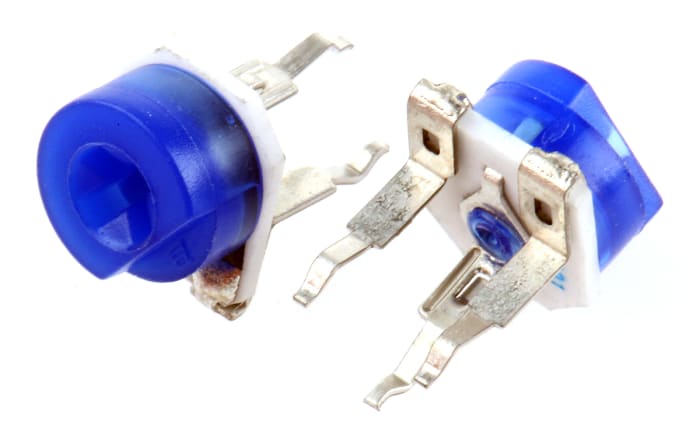 500Ω, Through Hole Trimmer Potentiometer 0.2W Top Adjust Bourns, 3306