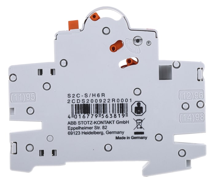Yardımcı Kontak, Vidalı Terminal, NO/NC, 1.5 A dc, 6 A ac, 110 V dc, 240 V ac Yandan Monte Edilebilen