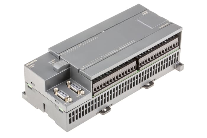 Siemens S7-200 Series PLC CPU for Use with SIMATIC S7-200 Series, Digital, Transistor Output, 24 (Digital)-Input,