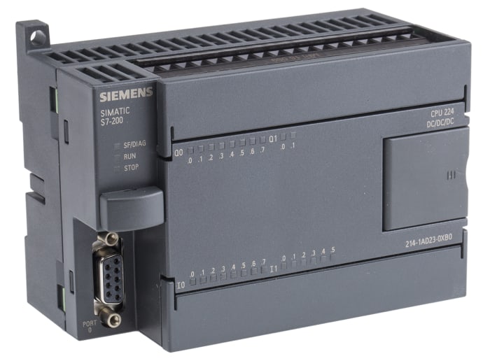 Siemens S7-200 Series PLC CPU for Use with SIMATIC S7-200 Series, Analogue, Digital, Transistor Output, 14-Input,