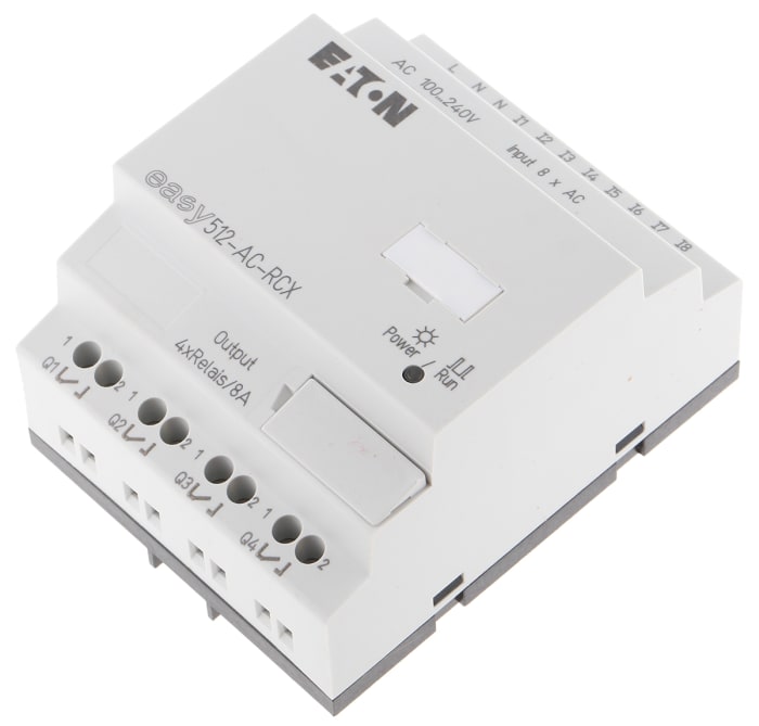 Eaton EASY Logic Module, 100 → 240 V ac Relay, 8 x Input, 4 x Output Without Display