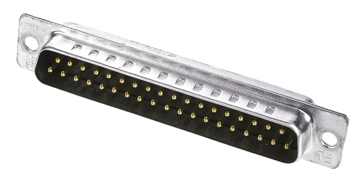 TE Connectivity AMPLIMITE HD-20 37 Way Straight Panel Mount D-Sub Connector Male