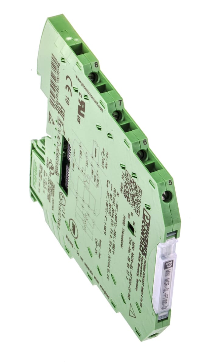 Phoenix Contact MINI MCR Series Signal Conditioner, RTD Input, Current, Voltage Output, 24V dc Supply