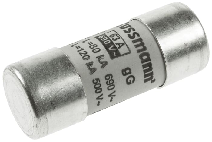 Eaton 63A 5ST Ceramic Cartridge Fuse, 22 x 58mm