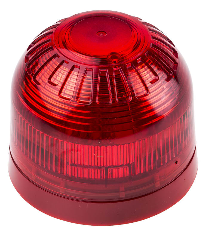 PSB0009 Klaxon Klaxon Sonos Series Red Flashing Beacon, 17 → 60 V dc