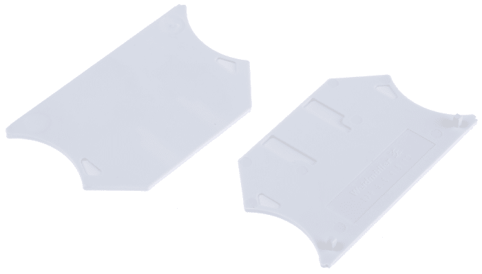 Weidmuller WAP Series End Plate for Use with Terminal Block