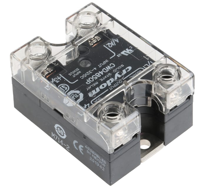 Sensata Crydom CW24 Series Solid State Relay, 50 A rms Load, Panel Mount, 660 V ac Load, 32 V Control